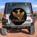 House of the Dragon Dracarys Yellow Car Spare Tire Cover