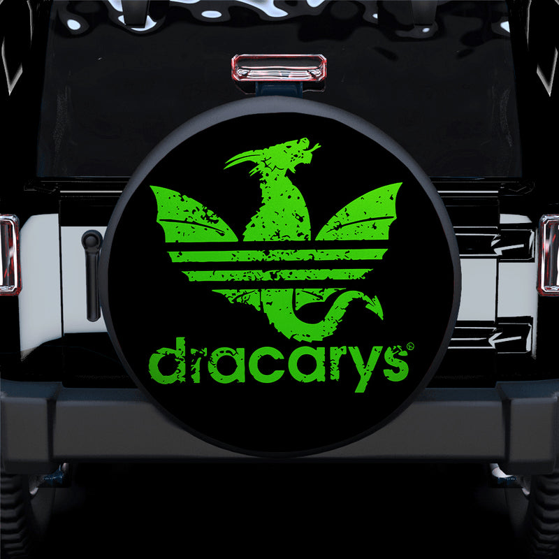 House of the Dragon Dracarys Green Car Spare Tire Cover