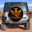 House of the Dragon Dracarys Orange Car Spare Tire Cover