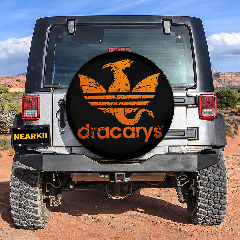 House of the Dragon Dracarys Orange Car Spare Tire Cover