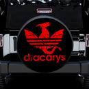 House of the Dragon Dracarys Red Car Spare Tire Cover