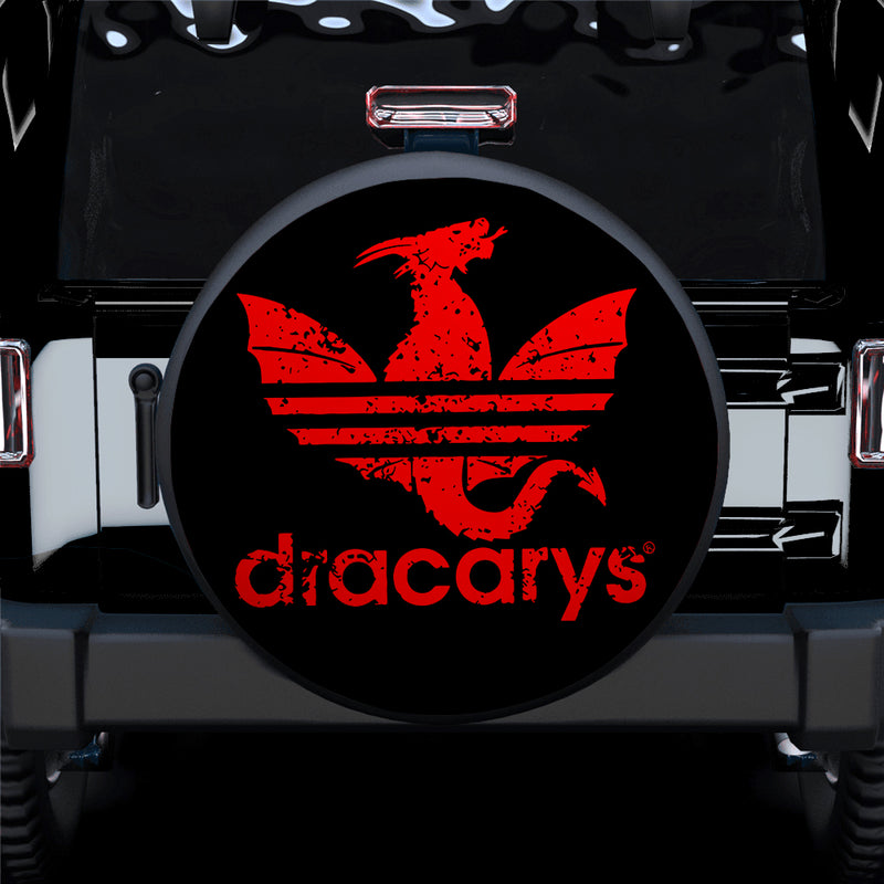 House of the Dragon Dracarys Red Car Spare Tire Cover