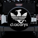 House of the Dragon Dracarys White Car Spare Tire Cover