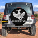 House of the Dragon Dracarys White Car Spare Tire Cover