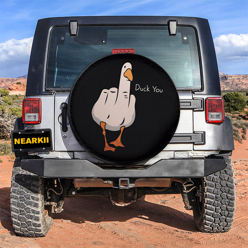 Duck You Jeep Car Spare Tire Cover