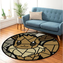 Eevee Stained Glass Round Rug