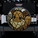 Eevee Stained Glass Car Spare Tire Cover