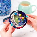 Eeyore Winnie The Pooh Love You To The Moon Galaxy Ceramic Drink Coasters