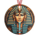 Egyptian Pharaoh Mica Christmas Ornament Perfect Gift For Holiday