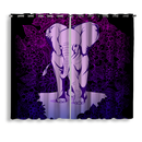 Elephant Shower Window Curtain