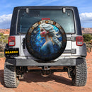 Elsa Stained Glass Sun Catcher Car Spare Tire Cover