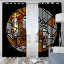 Entei Stained Glass Window Curtain