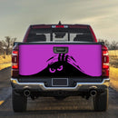Evil Monster Peeping Peek A Boo Funny Purrple Truck Tailgate Decal Sticker