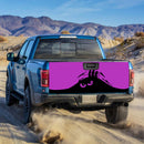 Evil Monster Peeping Peek A Boo Funny Purrple Truck Tailgate Decal Sticker
