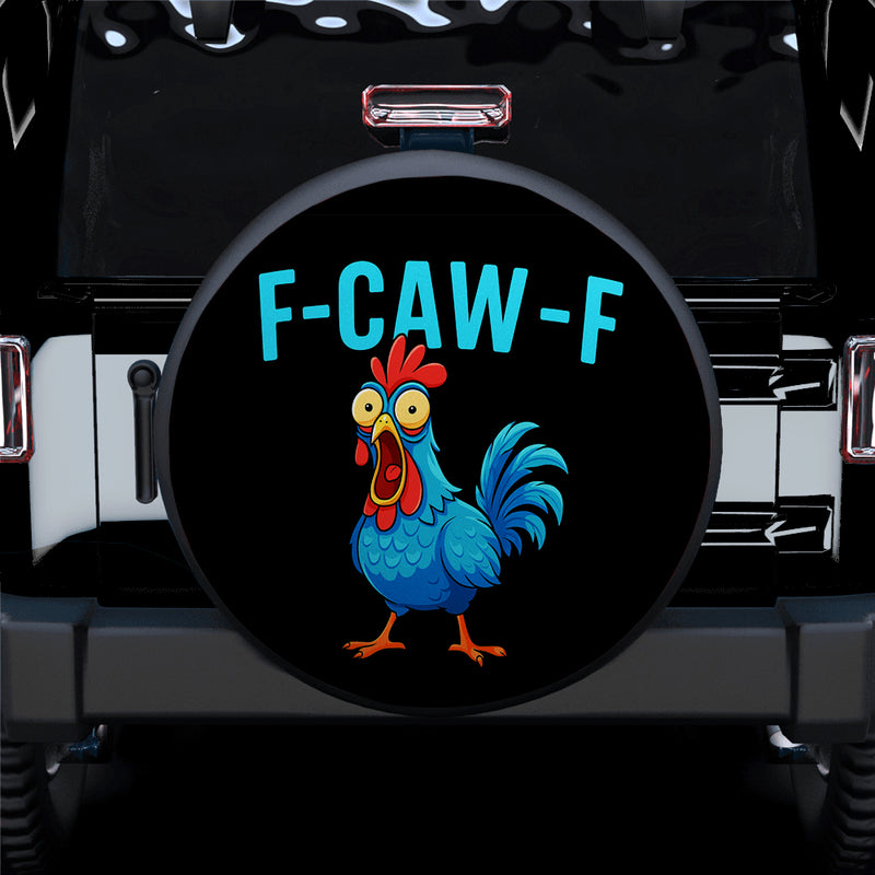 Funny F Chicken Jeep Car Spare Tire Cover