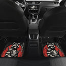 Fight Me Coward Retro Samurai Raccoon Car Floor Mats
