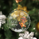 Charmander Let It Snow Glass Ornament