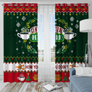 Friends Christmas Window Curtain