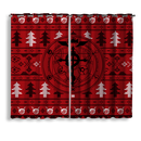 Fulmetal Alchemist Anime Christmas Window Curtain