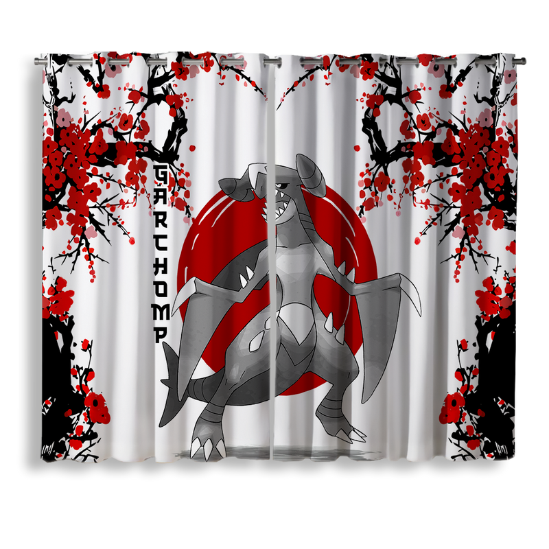 Garchomp Japan Style Window Curtain