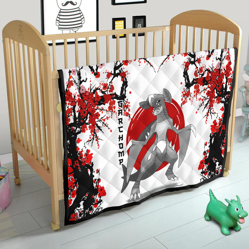 Garchomp Japan Style Quilt Blanket