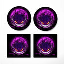Gengar Ghost Scary Moonlight Ceramic Drink Coasters