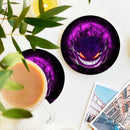 Gengar Ghost Scary Moonlight Ceramic Drink Coasters