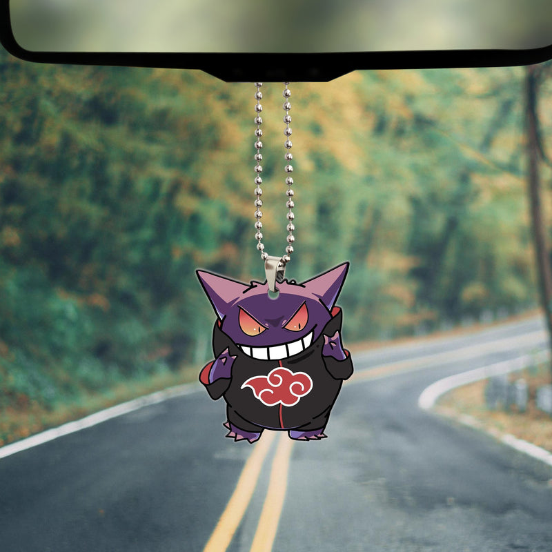 Gengar Akatsuki Pokemon Car Ornament Custom Car Accessories Decorations