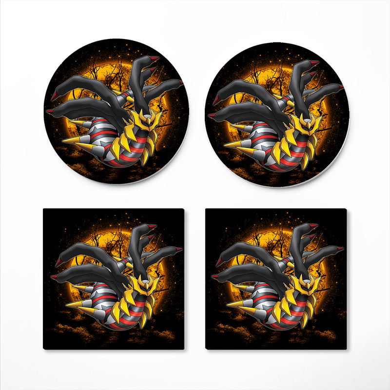 Giratina Moonlight Ceramic Drink Coasters