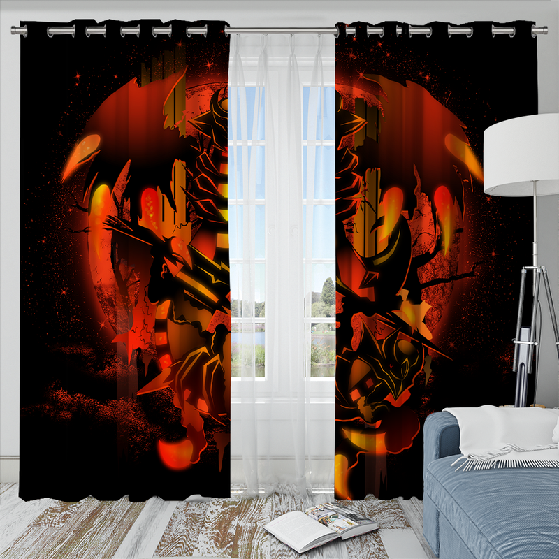 Giratina Legendary Pokemon Moonlight Window Curtain