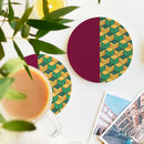 Giyu Tomioka Classic Pattern Demon Slayer Kimetsu No Yaiba Ceramic Drink Coasters