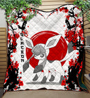 Glaceon Japan Style Quilt Blanket