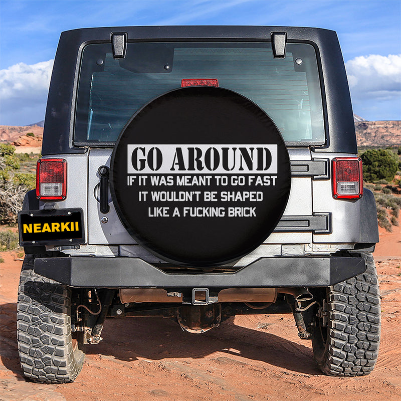 Funny Off-Road Go Around Jeep Spare Tire Cover