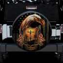 God Bless America Eagle Flag Jeep Car Spare Tire Cover