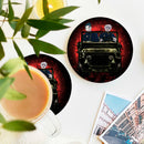 Gojo Geto Jujutsu Kaisen Ride Jeep Halloween Ceramic Drink Coasters