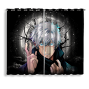 Anime Gojo Jujutsu Kaisen Moonlight Window Curtain
