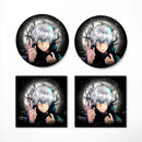 Gojo Moonlight Ceramic Drink Coasters