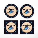 Greninja Evolution Water Ceramic Drink Coasters