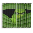 Grinch Hide Window Curtain