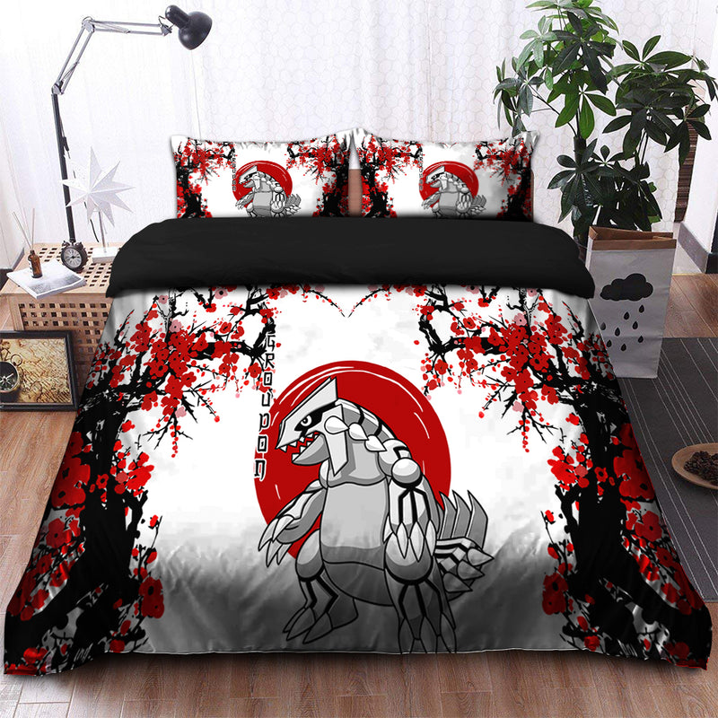 Groudon Pokemon Japan Style Bedding Set Duvet Cover And 2 Pillowcases