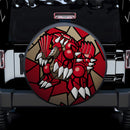 Groudon Stained Glass Car Spare Tire Cover