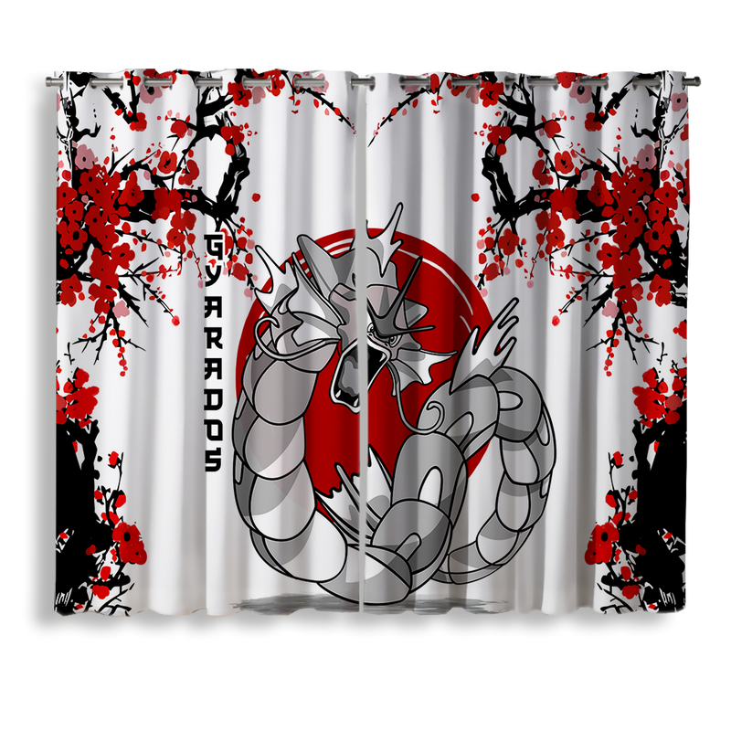 Gyarados Japan Style Window Curtain