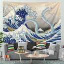 Haku Dragon Ghibli Studio Spirited The Great Wave Tapestry Room Decor