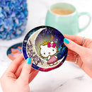 Hello Kitty Love You To The Moon Galaxy Ceramic Drink Coasters