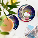 Hello Kitty Love You To The Moon Galaxy Ceramic Drink Coasters