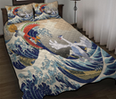Hoho Vs Lugia The Great Wave Quilt Bed Sets