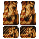Horse American Flag Car Floor Mats