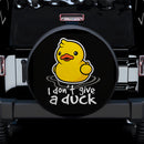 I Dont Give A Duck Jeep Car Spare Tire Cover