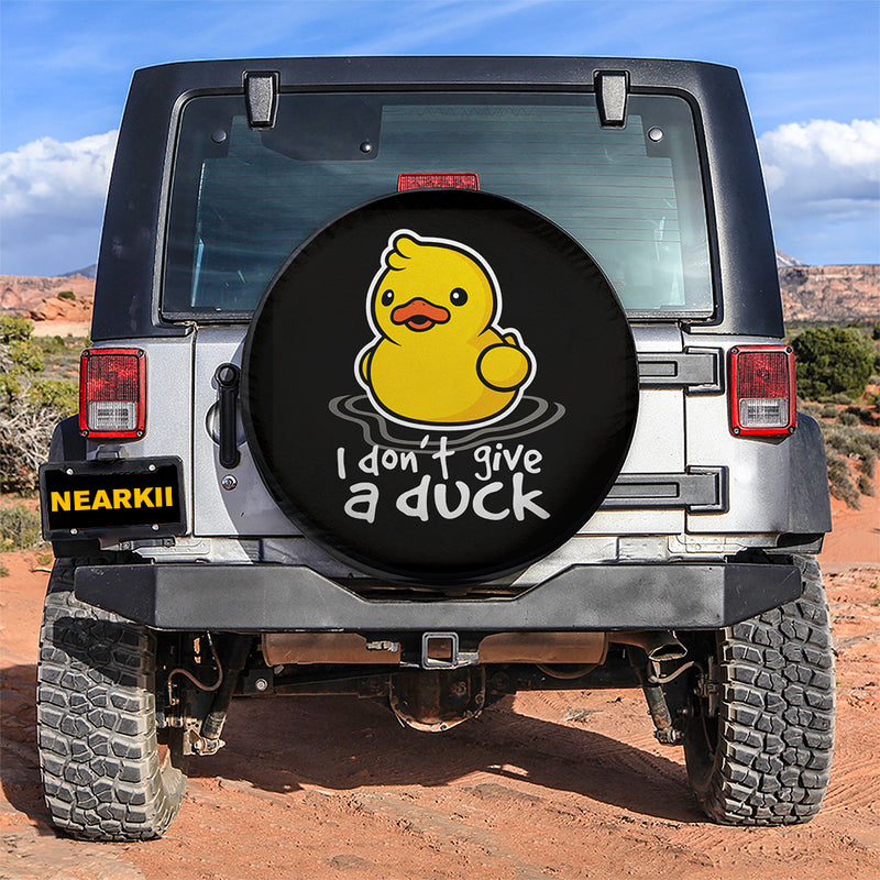 I Dont Give A Duck Jeep Car Spare Tire Cover