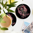 I Am The Storm Skull Ceramic Drink Coasters